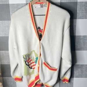 VTG Sharon Young Gold Cardigan